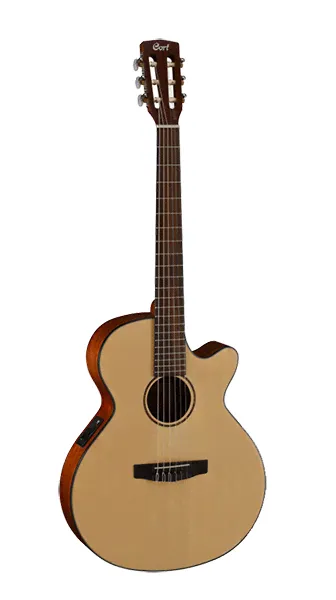 Классическая гитара со звукоснимателем Cort AC160CFTL-NAT Classic Series-0