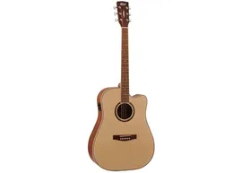 Cort AD890CF NT Standard Series Электроакустическая гитара, с вырезом, натуральный
