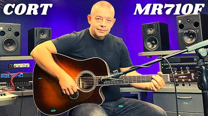 CORT MR 710F - Electro Acoustic Guitar + LEWITT LCT 040 MATCH