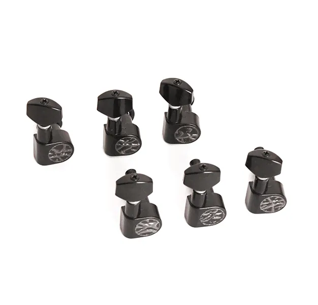 MH250-6L-BK Колки для гитары, 6л, черные, CORT-0