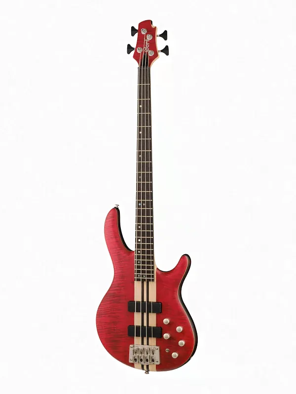 A4-Plus-FMMH-OPBC Artisan Series Бас-гитара, красная, Cort-0