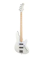 NJS4-WHT Elrick NJS Series Бас-гитара, белая, с чехлом, Cort NJS4-WHT в Владивостоке