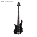 Бас-гитара Cort Action-Bass-Plus-LH-BK Action Series леворукая, черная