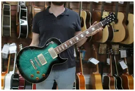 Электрогитара les paul черная Cort CR250-DBB