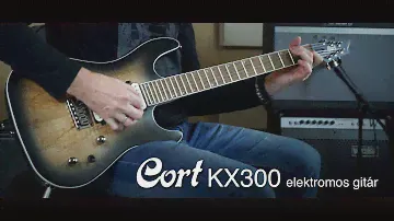 Cort KX300 Open Pore Raw Burst elektromos gitár