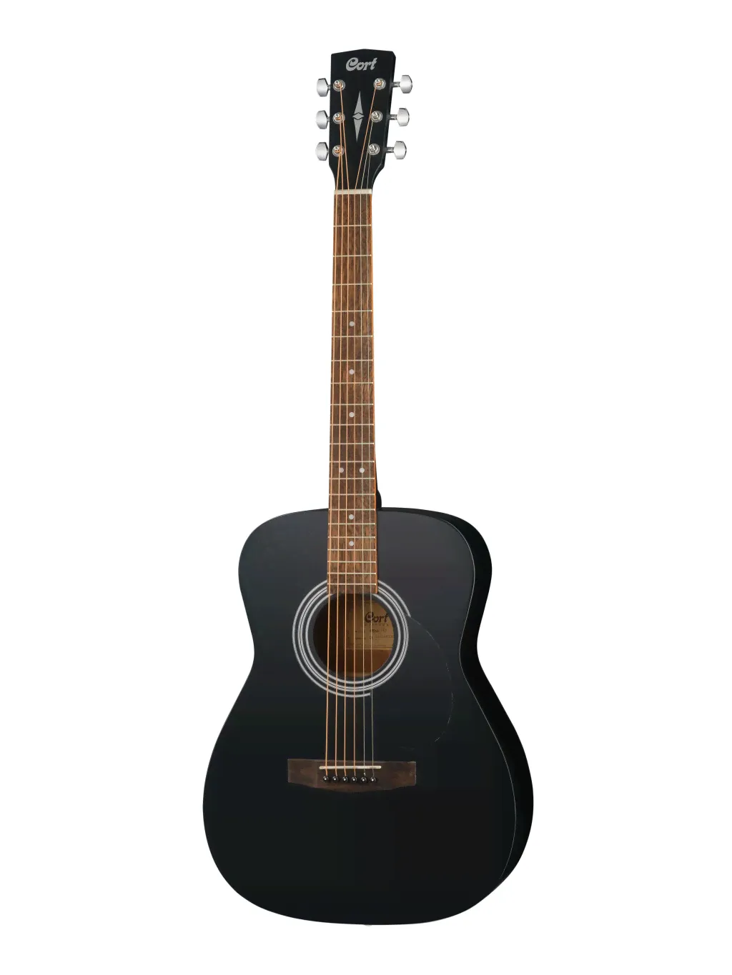 Cort AF510-BKS черная акустическая гитара-0