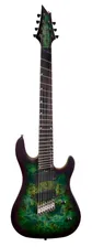 Cort KX507MS-SDG KX Series - Электрогитара 7-струнная, мультимензурная, зеленая