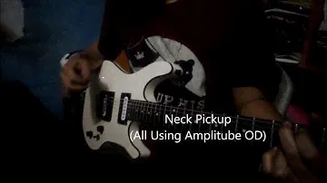 Cort KX5 white clean sound using amplitube OD.