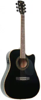 Электро-акустическая гитара Cort AD880CE-BK Standard Series-0
