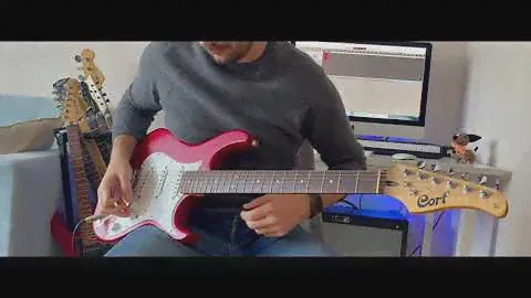 Cort G100 demo - Readymade - RCHP (Guitar Cover, free Helix Preset)