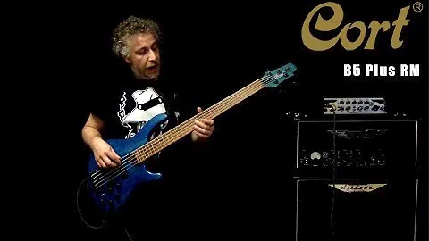 Cort B5 Plus AS RM 5 string bass demo