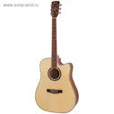 Электроакустическая гитара Cort AD890CF-NT Standard Series, с вырезом, натуральный