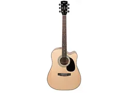 Cort AD880CE NAT Standard Series Электроакустическая гитара, с вырезом, цвет натуральный
