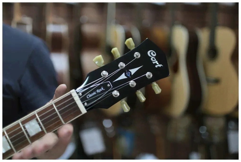 Электрогитара les paul черная Cort CR250-DBB-2