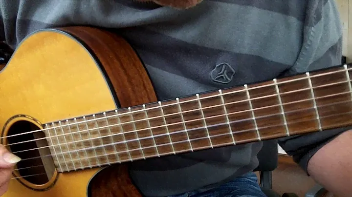 Très belle chanson pour guitare "démo cort CEC3 NS"