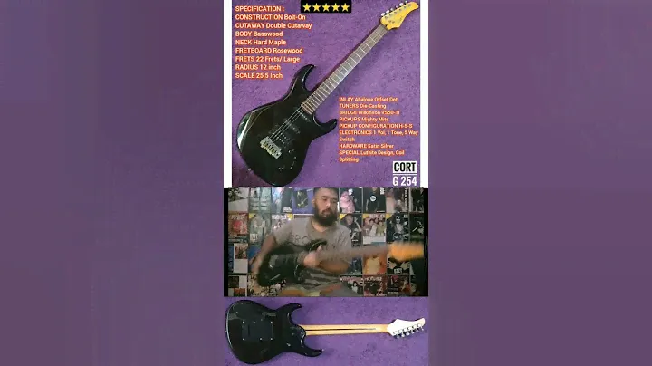 Cort G254 Superstrat full video sudah tersedia #cortg254 #superstrat #kemangmusicsold