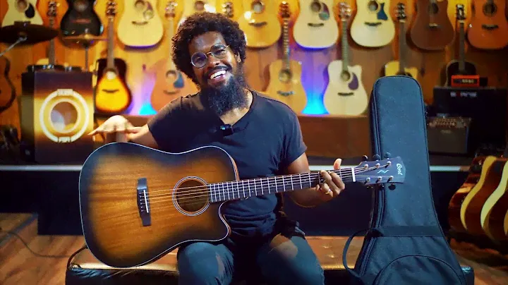 CORT CORE UM VIOLÃO FOLK TODO MACIÇO QUE PROMETE MUITO