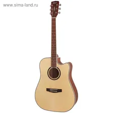 Электроакустическая гитара Cort AD890CF-NT Standard Series, с вырезом, натуральный