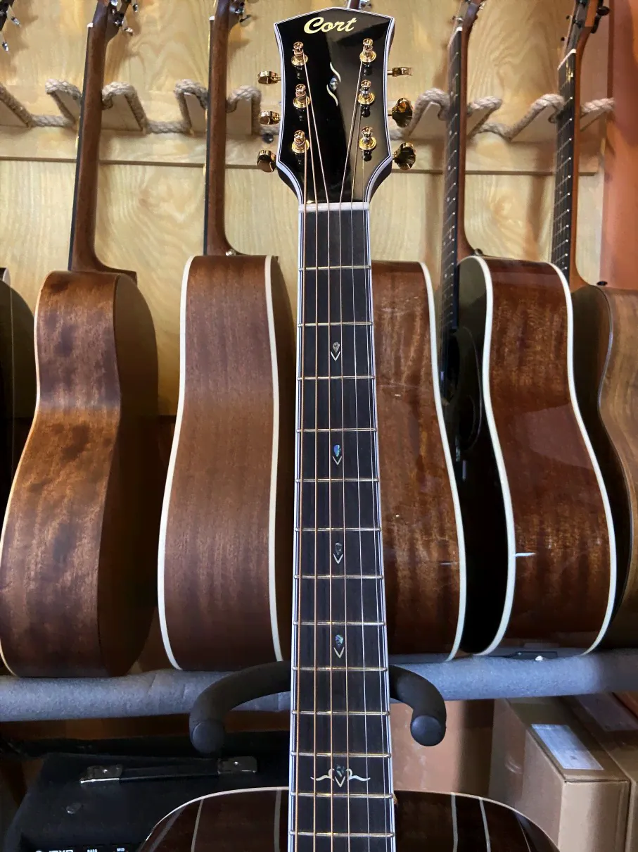 Gold-D8-LB Gold Series Акустическая гитара, цвет натуральный, Cort-1