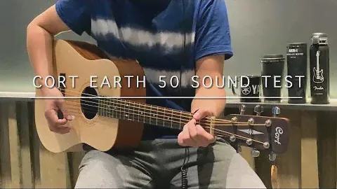 Cort Earth 50 Sound test (No effect!)