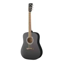 Cort AD810 BKS акустическая гитара, корпус дредноут, цвет черный матовый