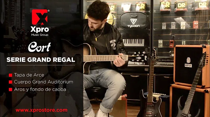 Guitarra Electroacústica Cort Serie Grand Regal | Escucha como suena de la mano de Rodrigo Do Santos