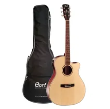 Cort GA-MEDX W_BAG OP электроакустическая гитара с чехлом, корпус Grand Auditorium