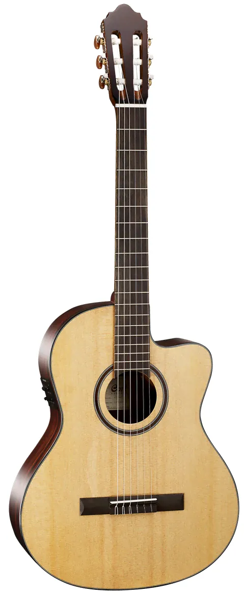 AC160CFTL-NAT Classic Series Классическая гитара со звукоснимателем, с вырезом, Cort AC160CFTL-NAT в Владивостоке-0