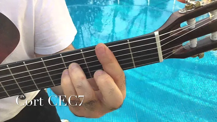 Cort CEC7 - Elektro Klasik Gitar - NAT - Naturel (Bi Kuple)