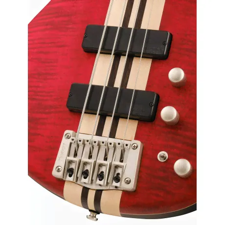 Бас-гитара Cort A4-Plus-FMMH-OPBC Artisan Series красная-0