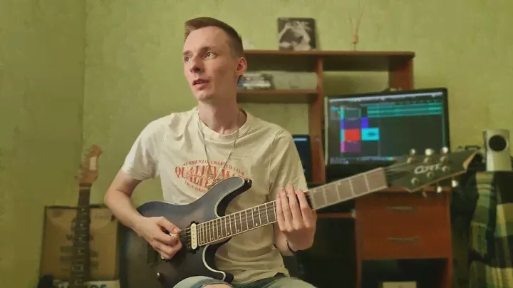 Пробую свою новую гитарку Cort KX300. Dying in your arms