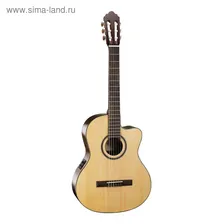 Классическая гитара Cort AC160CF-NAT Classic Series со звукоснимателем, с вырезом