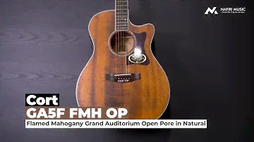Cort GA5F FMH OP Flamed Mahogany Grand Auditorium