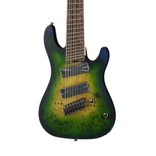 Электрогитара Cort KX508MS-II-MBB KX Series мультимензурная 8-струнная зеленая