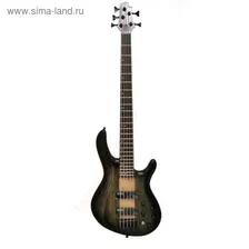 Бас-гитара Cort C5-Plus-ZBMH-TBB 5-ти струнная, коричневый санберст