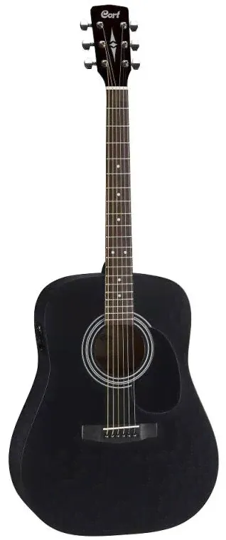 Электроакустическая гитара CORT AD 810E-BKS-0