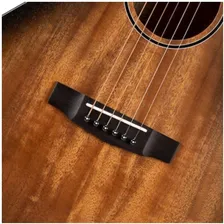 Cort Core OC Mahogany 6-Strings Electro Acoustic Guitar With Bag- Open Pore Black Burst
