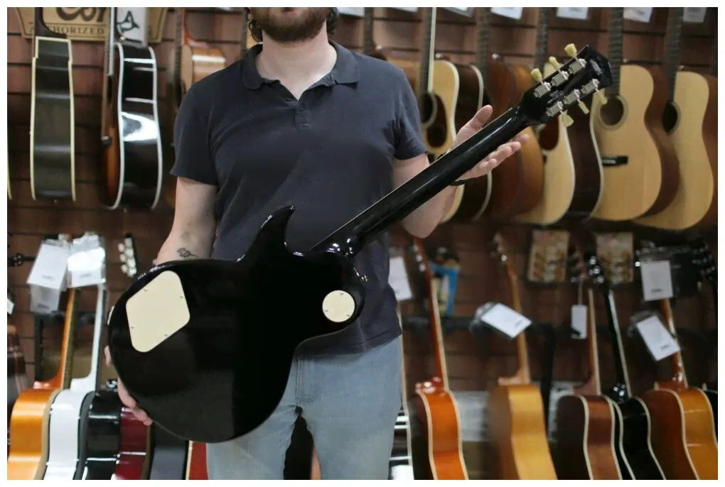 Электрогитара les paul черная Cort CR250-DBB-4